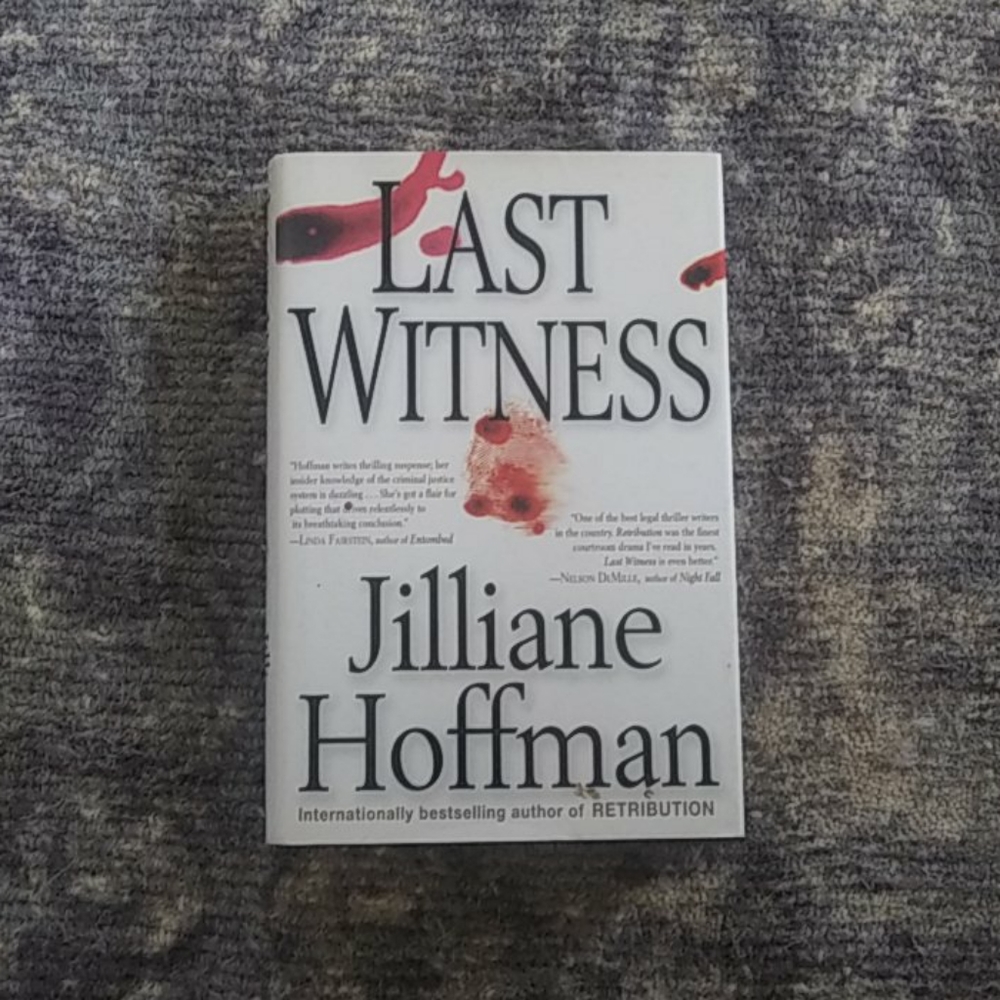 Last Witness by Jilliane Hoffman **HARDBACK**